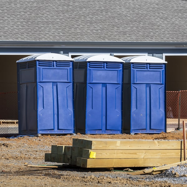 how can i report damages or issues with the porta potties during my rental period in Reddell LA